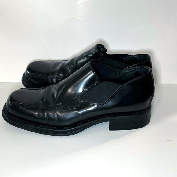 Bacco Bucci Italian Leather Slip On Dress Shoes Made In Italy